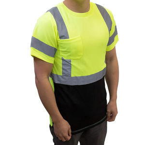 New Design Custom Fashion Style Hi <b>Vis</b> Reflective <b>T</b>-<b>shirt</b> Oem Customize Top Sale <b>High</b> Visibility <b>T</b> <b>Shirt</b> For Men's - Product Image 6