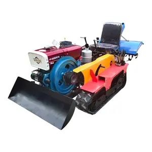 New Function Crawler Type Microcultivator Farm Orchard Rice Field Tractor Various Agricultural Machinery