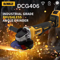 Machine à meuler sans fil DEWALT 20V 125mm, sans balais, haute puissance, outil de découpe et de polissage électrique M14, meuleuse d'angle DGA406