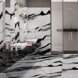 Carreaux de sol en céramique brillants 1200X1800 MM - Carreaux muraux intérieurs modernes pour villa et centre commercial - Product Image 5