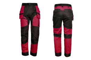 Pantalon de travail pour homme en polyester respirant, certifié CE, résistant à l'abrasion, avec poches cargo, design tactique, beige et noir - Product Image 6