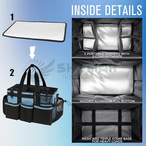 Sac organisateur d'outils de toilettage pour chevaux avec séparateurs amovibles Sac fourre-tout léger et durable conçu pour plus de commodité et d'efficacité - Product Image 5
