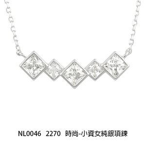 Colliers classiques en argent 925, pour femmes, bijoux fins, nouvelle mode - Product Image 2