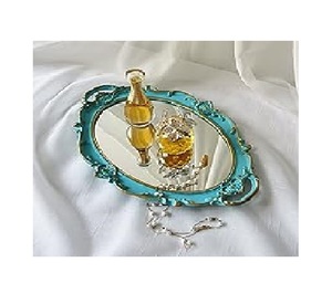 Bandeja para servir comida de Metal hecha a mano de diseño moderno y de primera clase, bandeja para servir de Metal con acabado antiguo hecha a mano personalizada - Product Image 2