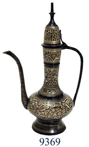 Gravure Laiton Arabe Aftaba Pour La Maison Et La Décoration D'hôtel Premium Qualité Moyen-Orient Pichet Boisson Serveur Aftaba À Vendre - Product Image 2