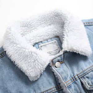 เสื้อแจ็คเก็ตผู้ชายสีพื้น ขนาดสั่งทำได้ กันลม อุ่น ระบายอากาศดี แขนยาว ปกพับได้ ผ้าเดนิม - Product Image 3