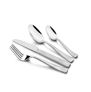 Cuchara de postre de acero inoxidable para manualidades elegantes, juego de cubiertos artesanales, cubiertos de restaurante, incluye cuchara de 5 piezas - Product Image 6