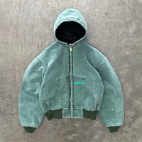 Sudaderas con Capucha Oversize de Felpa Bordada 100% Algodón de Alta Calidad con Lavado Ácido, Bolsillos, Estilo Urbano de Invierno, Peso Pesado, OEM