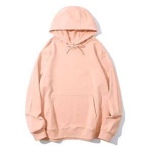 Sweat à capuche Streetwear vierge surdimensionné unisexe 400 500gsm sweat-shirt en éponge française sweats à capuche avec cordon de serrage - Product Image 2