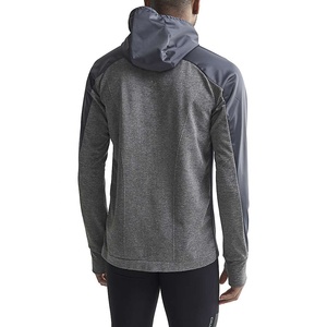 Custom Men's Lightweight Waterproof Canvas Windbreaker Jacket for Active Sports OEM ODM Services Stand Collar - Product Image 3