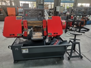 Scie à ruban de coupe de métal de haute précision Machine de scie à ruban horizontale manuelle pour l'acier - Product Image 5