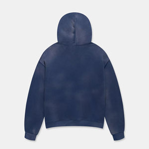 Pulls à capuche d'hiver avec logo personnalisé pour hommes 400 GSM Vente en gros de vêtements pour hommes en coton durable 100% - Product Image 2