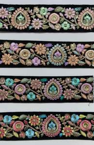 Tela de encaje francés bordada floral de alta calidad personalizada para vestidos de novia zapatos bolsos estilo de negocios para decoración de prendas de vestir - Product Image 2