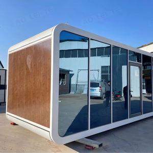 रसोई और बाथरूम के साथ सेब केबिन को जहाज करने के लिए तैयार, पूरी तरह से इकट्ठे और पानी और बिजली से जुड़े उपयोग के लिए तैयार - Product Image 2