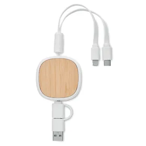Cable USB Promocional Personalizado TOGOBAM, Dispositivos Retráctiles - Product Image 3