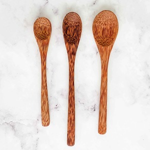 Ensemble de cuillères de service écologiques, ustensiles de salle à manger, cuillères à noix de coco en bois pour la maison et le restaurant - Product Image 2