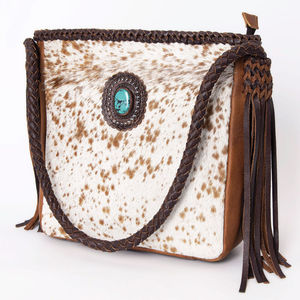 คอลเลกชันล่าสุดกระเป๋าคาดลำตัวหนังวัวสไตล์ตะวันตกสำหรับเด็กผู้หญิงกระเป๋าเงินดีไซน์แบบเต็มตัวมีซิปปิดกระเป๋าสายคาดตัวสำหรับผู้หญิงวัว - Product Image 4