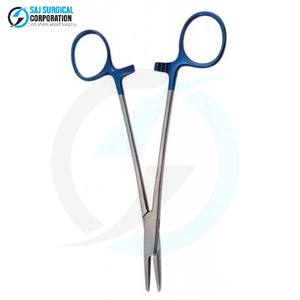 Portaagujas Lawrence de Acero Inoxidable Manual de Alta Calidad, Certificado CE, Instrumento Quirúrgico General para Sutura Precisa - Product Image 3