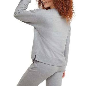 Respirant grande taille sweats à capuche et sweat-shirts pour femmes du Pakistan coupe ample col rond coton polaire femmes sweats Service OEM - Product Image 2