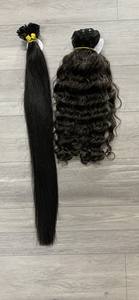 Ugeat Customized Color Pre-Bonded Flat Tip Loose Deep Wave <b>Remy</b> <b>Hair</b> <b>Extensions</b> Cambodian <b>Hair</b> Bundles - Product Image 3