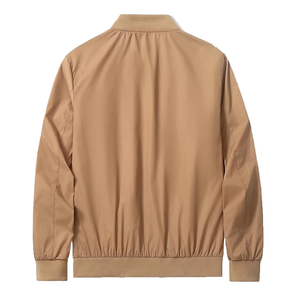 แจ็คเก็ตวาร์ซิตี้ผู้ชายแบบมีโลโก้ด้านหน้า น้ำหนักเบา สำหรับฤดูหนาว คอตั้ง ผ้าขนสัตว์/โพลีเอสเตอร์ กันลม สไตล์สตรีทแวร์ - Product Image 2