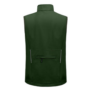 Veste softshell pour homme, légère, fine, de haute qualité, imperméable, coupe-vent, respirante, col montant, broderie de logo personnalisée, hiver - Product Image 2