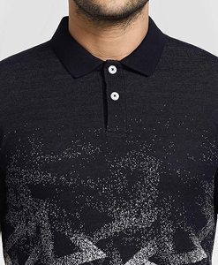 Chemise formelle à manches courtes pour homme, personnalisée, écologique, tricotée, teinte au Remazol, imprimée par décoloration, 200g, 100% coton respirant - Product Image 4