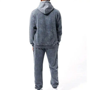 Sudaderas con capucha impresas personalizadas para hombre de nuevo diseño, forro polar de punto OEM, antiarrugas, secado rápido, transpirable, poliéster/algodón, entrenamiento de gimnasia - Product Image 5