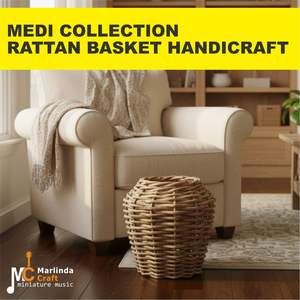 Cesta de Ratán Artesanal MEDI COLLECTION - Product Image 1