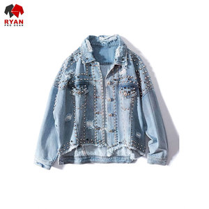 Stylish <b>Women's</b> Denim Jacket Featuring <b>Soft</b> Touch Denim, Long Sleeves, and Everyday Fashion Comfort - Product Image 6