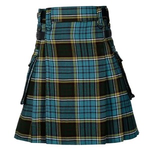 Kilts écossais classiques personnalisés en gros avec logo, taille ajustable, tissu de qualité supérieure, service OEM - Product Image 4