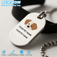Factory <strong>Best</strong>-<strong>selling</strong> Metal Dog <strong>Tag</strong> Waterproof Polished Surface Smooth Edges Corrosion-resistant Pet Dog <strong>Tag</strong>