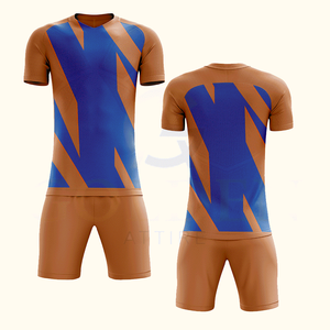 Uniforme de Fútbol para Entrenamiento de Clubes Deportivos al por Mayor, Camiseta de Fútbol con Cuello en V, Conjunto Completo de Uniforme, Camiseta de Fútbol - Product Image 1