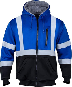 Vêtements de travail veste de sécurité hommes haute visibilité réfléchissant protection industriel extérieur Durable Construction uniforme vestes - Product Image 1