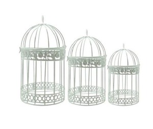 Venta caliente jaula de pájaros de Metal decorativa hecha a mano Casa de pájaros colgante de hierro jaula de pájaros duradera para jardín balcón hogar al aire libre - Product Image 3
