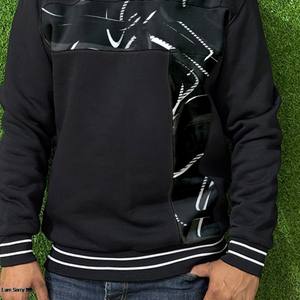 Sweat-shirt d'hiver surdimensionné pour homme, de haute qualité, avec demi-zip, logo personnalisé, en molleton épais, 100% coton - Product Image 6