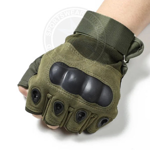 ถุงมือยุทธวิธีครึ่งนิ้วกันบาดอเนกประสงค์กันน้ำและกันลมดีไซน์ใช้ได้ทั้งชายและหญิงสำหรับกีฬากลางแจ้งปั่นจักรยาน/ขี่จักรยาน - Product Image 6