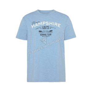 Camiseta de Hombre, 240 g/m², 100% Algodón, Transpirable, de Secado Rápido, Ligera, Corte Regular, Color Sólido, Estilo Casual, con Logotipo Personalizado - Product Image 1