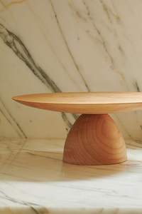 Soporte Redondo de Madera para Pasteles, Popular, Duradero y Ecológico, Resistente al Calor, para Uso en la Cocina del Hogar - Product Image 6