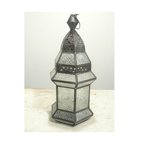 Linterna de metal decorativa navideña de alta calidad para decoración del hogar y la boda - Product Image 3