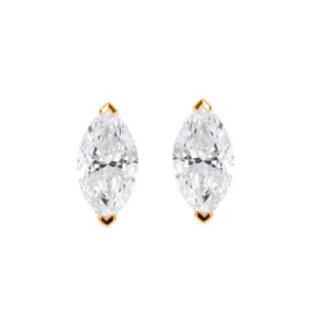 Majestic Luxury 1,50 Ct Round Brilliant Cut Lab Grown Diamond Pendientes clásicos para mujer en oro de 14K Venta al por mayor OEM - Product Image 5