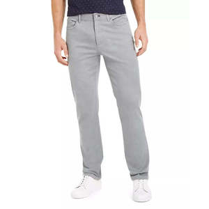 Pantalones Calvin Klein para Hombre, Corte Slim Fit, Estampado Texturizado, Color Carbón, Talla XL (33X32), Antiarrugas, Corte Holgado, Logotipo Personalizado, Decoración con Cremallera - Product Image 1