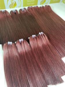 Extensions de cheveux lisses en cheveux vierges de 30 pouces, trame double, couleur parfaite, Timehair Vietnam, fabrication mécanique - Product Image 5