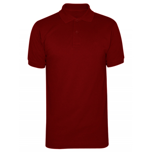 Chemise pour homme en coton tricoté anti-rides couleur bordeaux à manches courtes, personnalisable, vente en gros, Bangladesh - Product Image 4