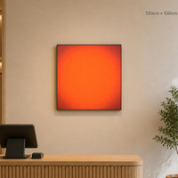 Prix de gros : Tableau lumineux LED Coucher et Levant du Soleil pour hall d'hôtel de luxe, Art mural commercial pour hôtels