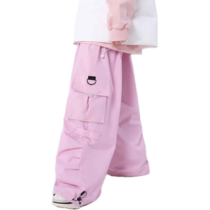 Men Loose Snow Pants <b>Ski</b> Baggy pants Snow High Street Cargo Wide Leg loose Streetwear <b>Snowboard</b> - Product Image 4