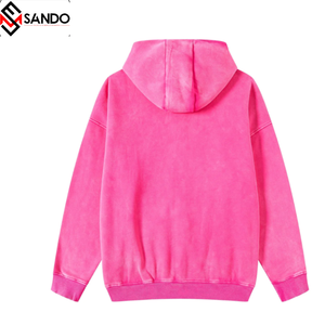 Sudadera de gran tamaño para hombre, Jersey recortado con capucha, manga larga, entrenamiento, cuello redondo, Sudadera con capucha, logotipo personalizado, técnicas lavadas transpirables - Product Image 4