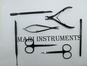 Juego de Manicura y Pedicura de Acero Inoxidable de Alta Calidad de 7 Piezas, Cortaúñas, Empujador de Cutículas, Tijeras de Belleza - Product Image 3