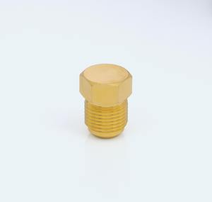 3/8 Brass Seal Plug Pack of 15 45 Degree SAE Flare 5 8 18 Thread High Pressure 700 PSI Made in India - Product Image 5