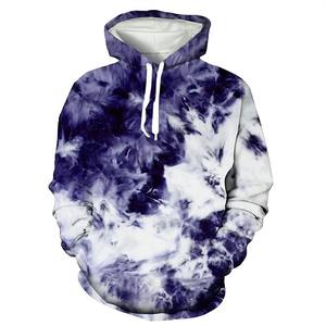 Sudadera con capucha con patrón Tie-Dye de moda para hombres y mujeres Simple otoño manga larga Casual Oversize 3D impreso impermeable ropa deportiva - Product Image 3